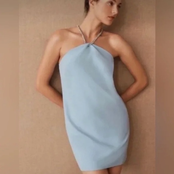 Sachin + Babi Dresses & Skirts - NWT Sachin & Babi Light blue jeweled strap dress - 6